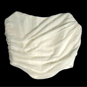 NWOT!! Elegant White Women's Crop Top